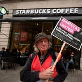 Members say they are focusing on Starbucks following the treatment of Starbucks workers in the USA. Picture: Simon Hulme