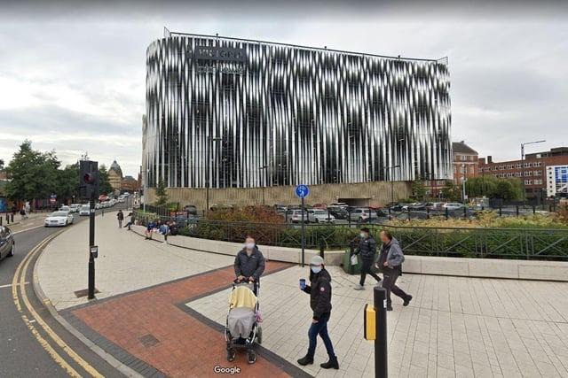 Victoria Leeds Multi Storey Car Park - £5.50. Address: 44 Victoria Gate, Leeds LS2 7AU.