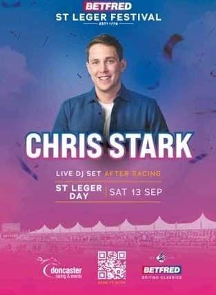Radio Personality Chris Stark Announced as Headline DJ for Betfred St Leger Day