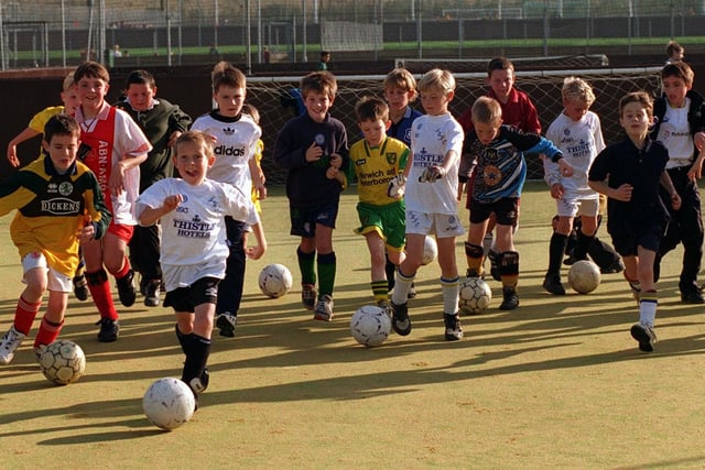 A three day football holiday course organised by Leeds Football Development Scheme was held at South Leeds Stadium in October 1996.