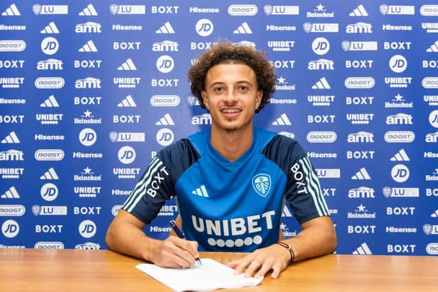 Ethan Ampadu has signed a four-year contract at Elland Road (Pic: Leeds United)