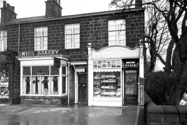 Swiss Bakery, cafe and shop, business of Francis William Walker pictured in January 1936.