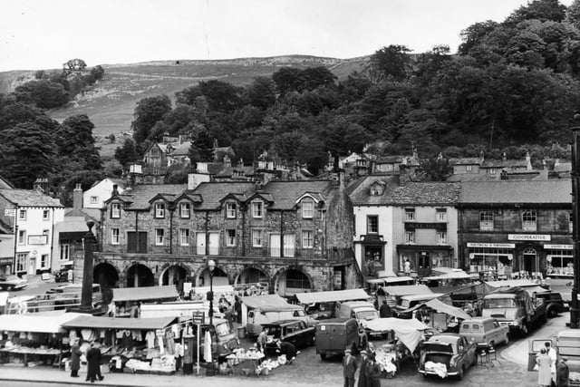 Market Place in Settle in June 1961.