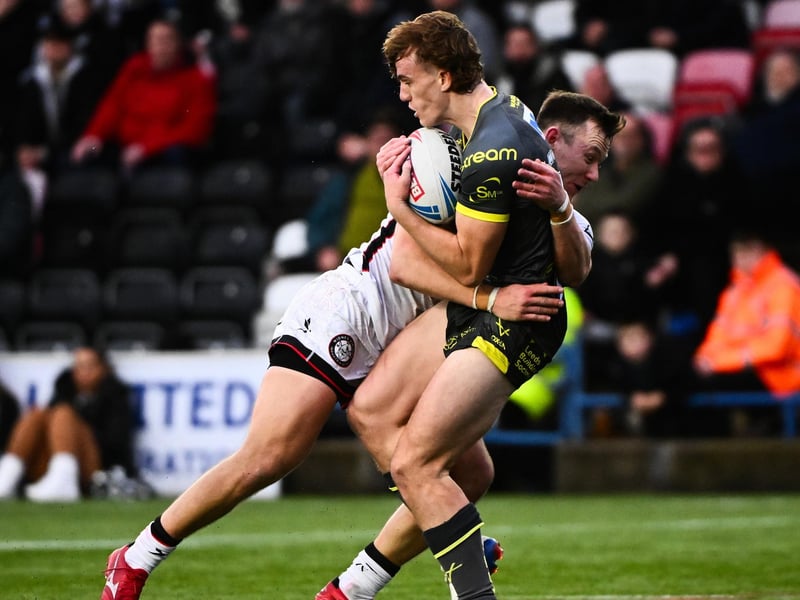 Returned from long-term injury to make his first team debut as a substitute in the Cup win at Widnes -