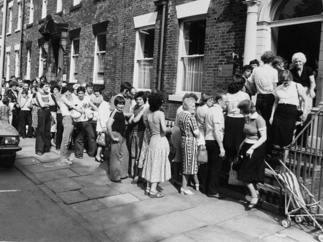 A cholera outbreak in Spain prompted hundreds of people turning up at the Leeds Immunisation Centre on Park Square in August 1979 for jabs.