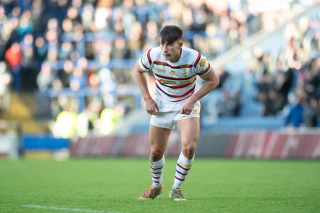 Oli Pratt played for Trinity against Leeds Rhinos on Boxing Day. Picture by Dean Williams/Wakefield Trinity via York Knights.