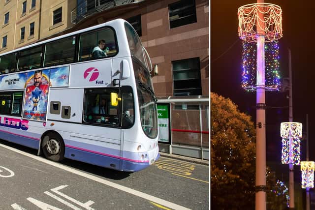 Bus passengers are being warned of disruption to services as Christmas events take place around the city.