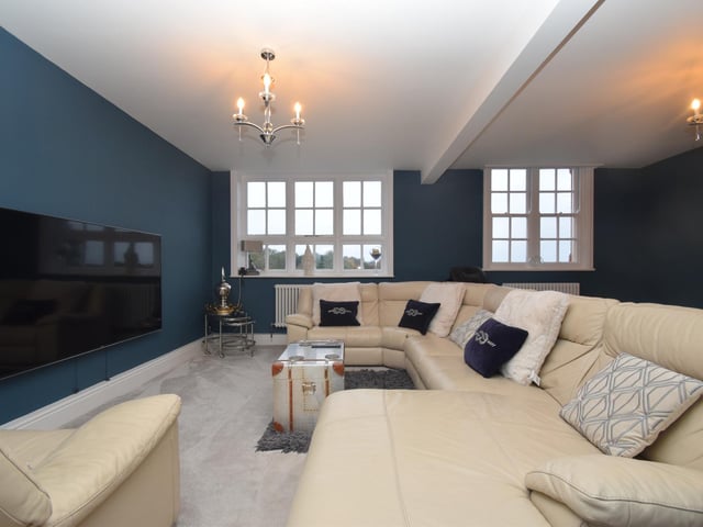 A spacious and comfortable lounge within the property.
