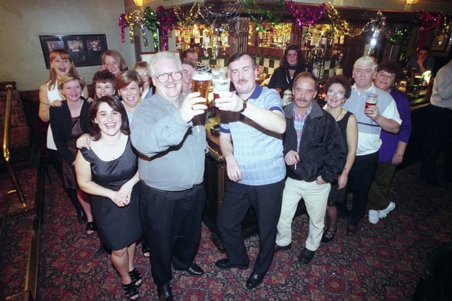 Castletown Workmen's Club in 1997 but who are the people in the photo?