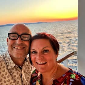 Richard Hunneybell Collings said: "Me and my beautiful wife! Anyone that knows her knows why she’s special!"