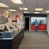 Inside the new Penny Hill Post Office in Hunslet, Leeds