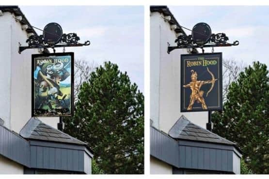 The nude artwork now on display at The Robin Hood in Normanton is part of a new art collection curated by Stella Artois called The Pub Renaissance.