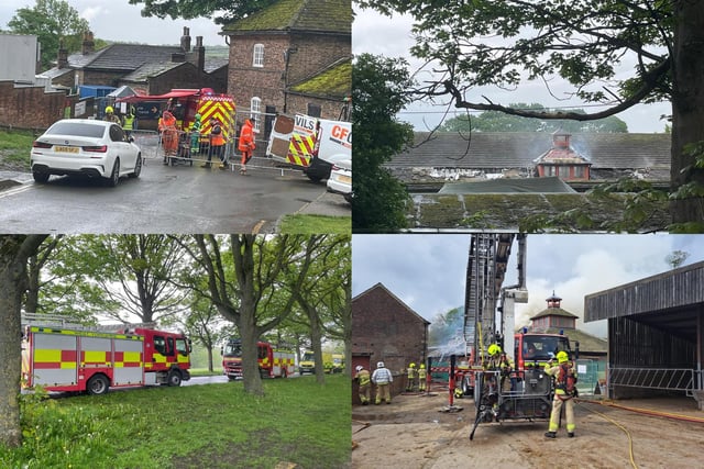 West Yorkshire Fire and Rescue Service were called out to the Temple Newsam estate shortly after 9am this morning