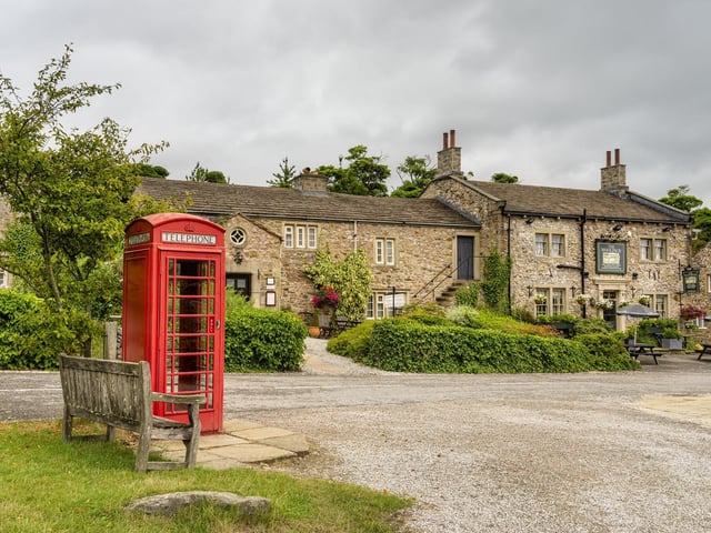 To increase the authenticity of the houses on the set, each of the properties in the village has their own chimney fitted with small smoke machines, which are controlled by a switch. Pic: Lizzie Shepherd/ITV Studios/PA Wire
