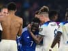 Leeds United favourites Willy Gnonto and Kalvin Phillips share joke after Italy vs England