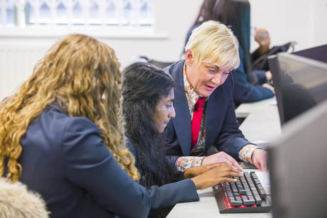 The Trinity Academy Grammar students worked with successful women in the sector