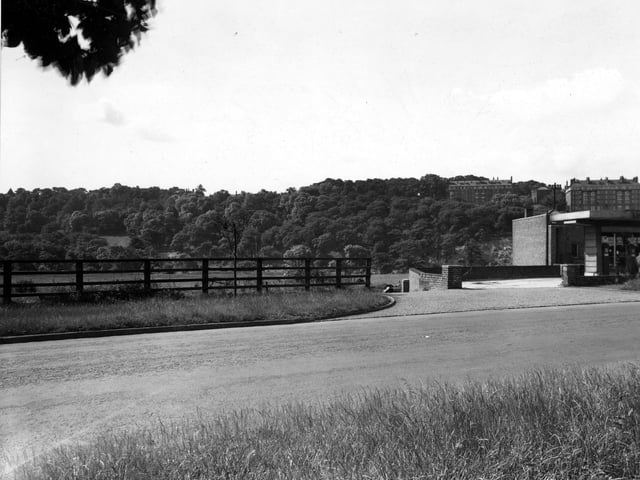 Julky 1948 and in focus is Grove Lane showing Spot Garage on the right, opposite the junction with Winthorpe Street.
