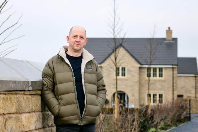 Miller Homes Land Director, Ian Thompson, purchases a new home at Bridgewood Green, Collingham