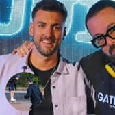 Ryan Swain and Judge Jules after their show together in Cleethorpes.