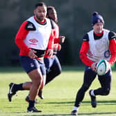 George Ford in training ahead of England vs Italy in 2021 Six Nations. (Pic: Getty Images)