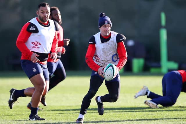 George Ford in training ahead of England vs Italy in 2021 Six Nations. (Pic: Getty Images)