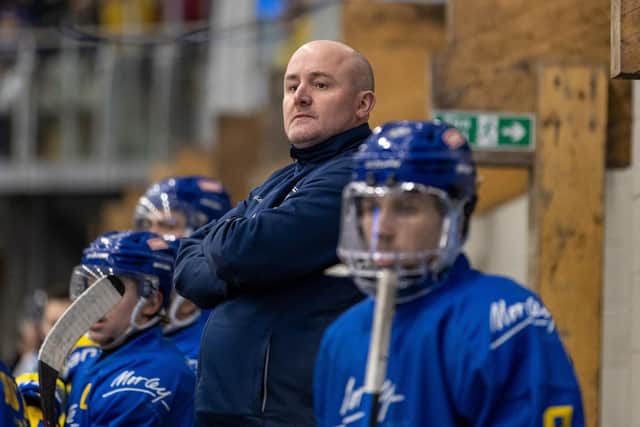 WE GO AGAIN: Leeds Knights' head coach, Ryan Aldridge Picture: Aaron Badkin/Knights Media