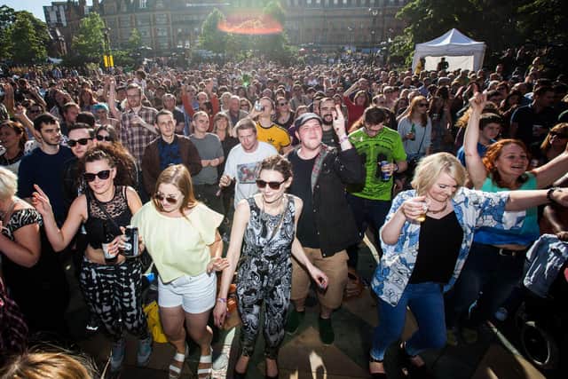 One of the many The Fringe at Tramlines stages over the years!