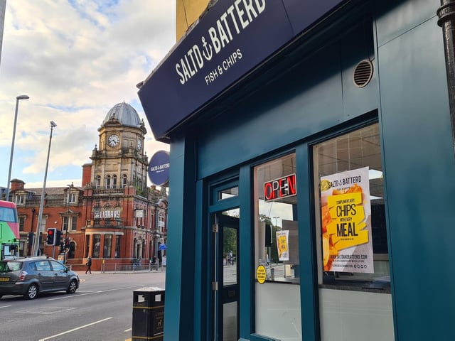 A customer at Saltd & Batterd, Woodhouse, said: "Great family run place, friendly helpful staff. Pleasantly surprised with the generous portions. But best of all was the fish and chips itself ... traditional British fish and chips at its finest. Thank you for a great experience in Leeds."