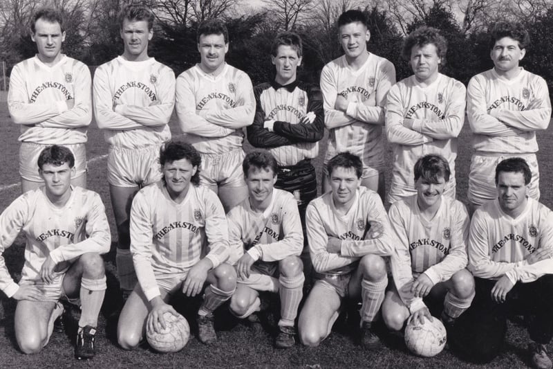 Thornhill Alma, who played in the Premier Division of the Heavy Woollen Gate Alliance League, pictured in April 1988. Back row, from left, are Dean Walton, Andy Greenwood, Paul Hargreaves, Martin Laycock, Steve Archer, Shaun Brearley and Russ Kettle. Front row, from left, are Richard Smith, Alan Clegg (captain), Chris Ward, Martin Kaye, Dean Hirst and Ian Oates.