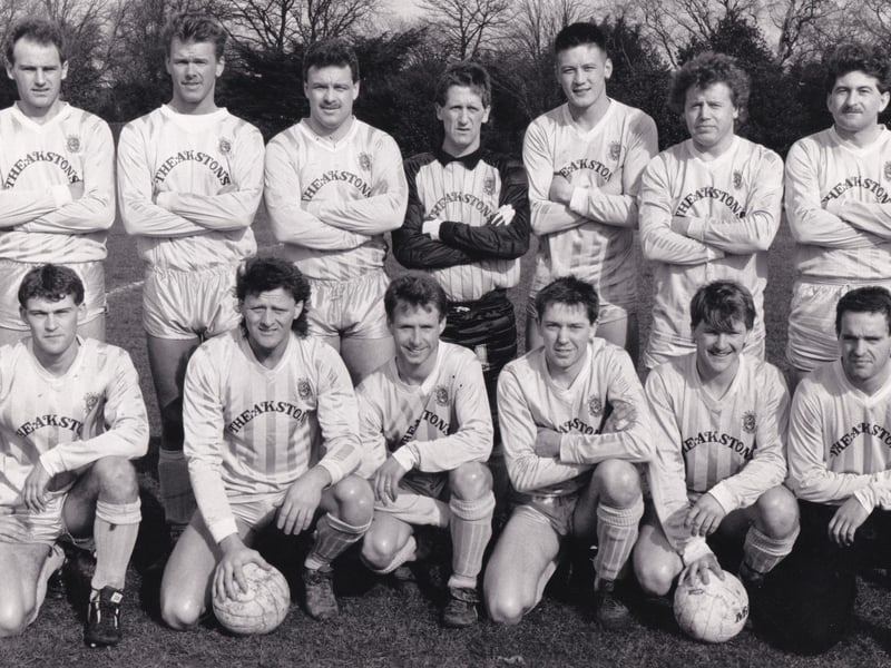 Thornhill Alma, who played in the Premier Division of the Heavy Woollen Gate Alliance League, pictured in April 1988. Back row, from left, are Dean Walton, Andy Greenwood, Paul Hargreaves, Martin Laycock, Steve Archer, Shaun Brearley and Russ Kettle. Front row, from left, are Richard Smith, Alan Clegg (captain), Chris Ward, Martin Kaye, Dean Hirst and Ian Oates.