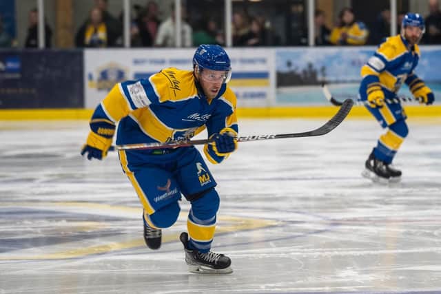 WISE HEAD: Matt Haywood has provided leadership qualities as well as plenty of points production for Leeds Knights this season. Picture courtesy of Oliver Portamento