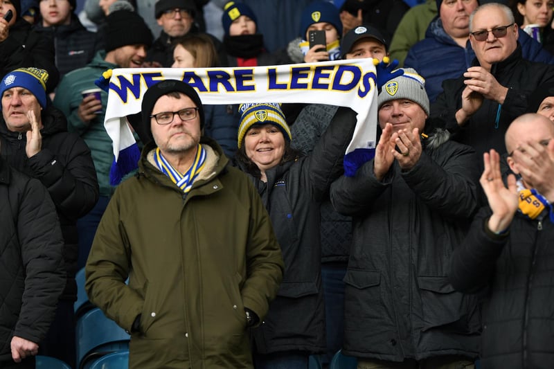Supporters at Elland Road saw Daniel James score his 10th goal of the season, with Joel Piroe later joining him on double figures. Pic: Jonathan Gawthorpe