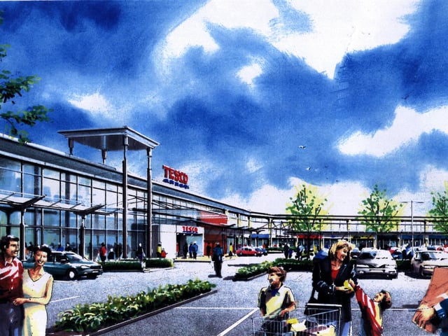An artist's impression was released of a new Tesco supermarket at Seacroft. In 1999, work began clearing the site and in the 2000s the new 'Seacroft Green Shopping Centre' opened for business.