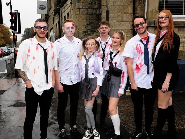 Halloween dress-up on the Otley Run