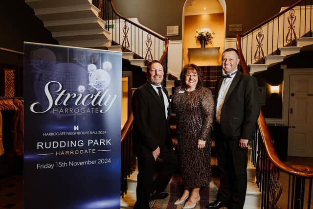 Marcus Black, Sue Cawthray and Ben Palmer at Redding Park Hotel