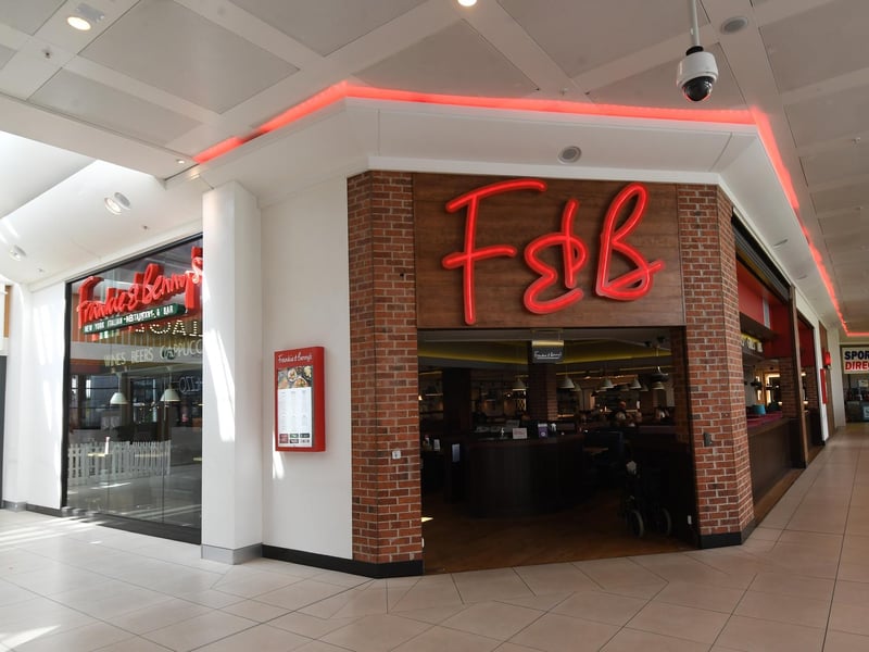 Frankie and Bennys closed at the White Rose Centre in 2025.