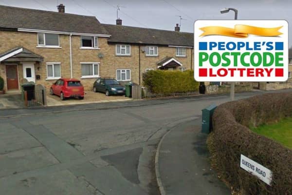 Residents living in Queen's Street, Boston Spa, have won the People's Postcode Lottery daily prize (Photo: Google)