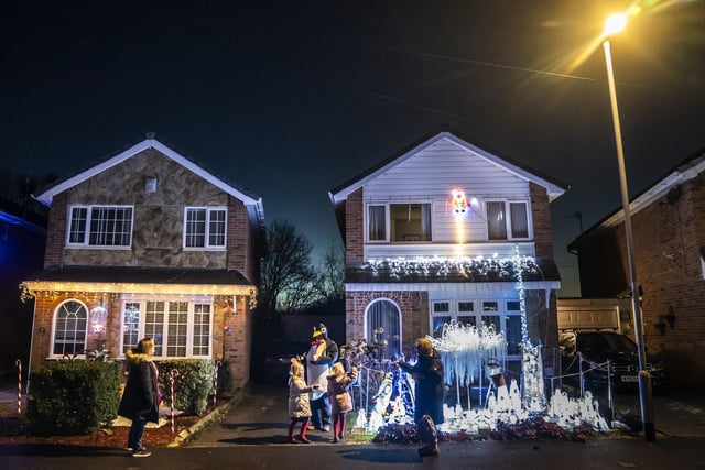 The festive spirit flows through the street, as neighbours young and old create memories this Christmas.