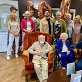 A family celebration for Rita and Arnold Bradbury at their care home