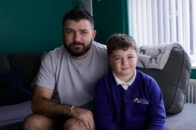 Ben and Louie. The family are passionate about raising awareness of childhood stroke.