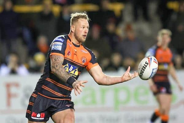Joe Westerman could defy a hand injury to play for Tigers at Wigan. Picture by John Clifton/SWpix.com.
