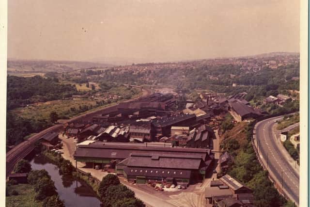 An aerial view of Kirkstall Forge in the 1960s (Photo: Leeds Museums).