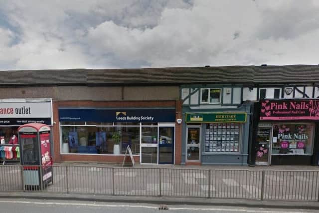 Leeds Building Society, where one armed robbery took place. Photo: Google
