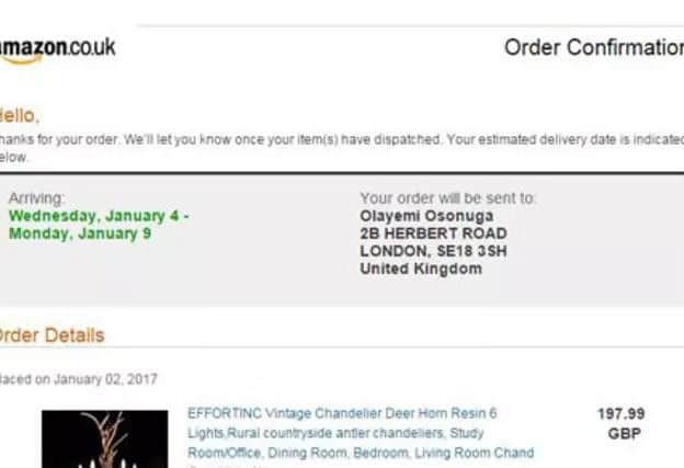 An example of one of the emails sent.