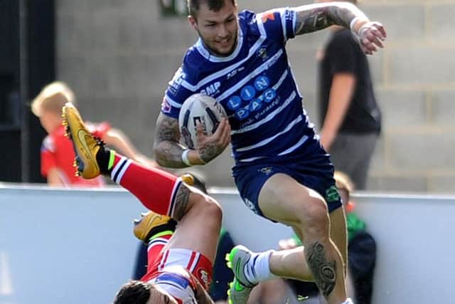 Luke Briscoe was sent off in the encounter