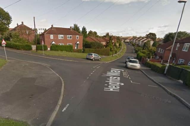 Heights Way junction with Heights Lane, Armley. Photo: Google.
