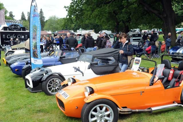 The classic, vintage and unusual cars on display at the show in 2016
