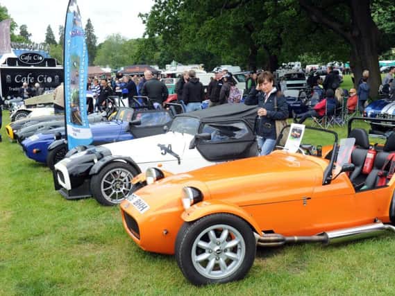 The classic, vintage and unusual cars on display at the show in 2016
