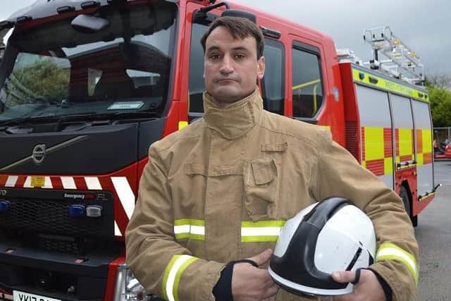Watch Commander Phil Warden, of West Yorkshire Fire and Rescue Service.