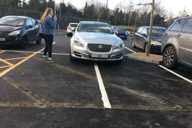 The Lord Mayor's car parked in the White Rose Shopping Centre. Photo: Danny Newton